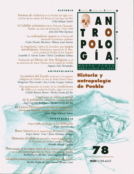 					View No. 78 (2005): Historia y antropología de Puebla
				