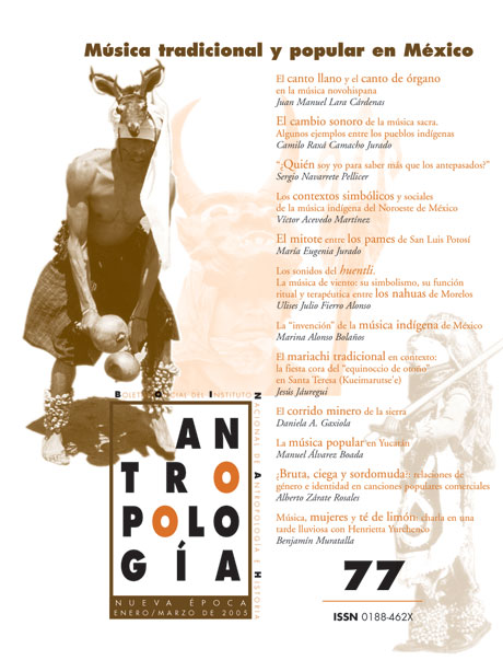 					Ver Núm. 77 (2005): Música tradicional y popular en México
				