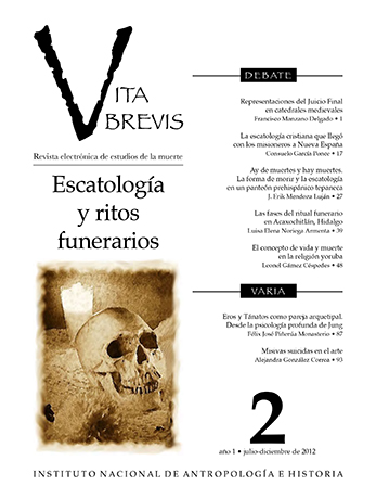 					Ver Núm. 2 (2012): Escatología y ritos funerarios
				
