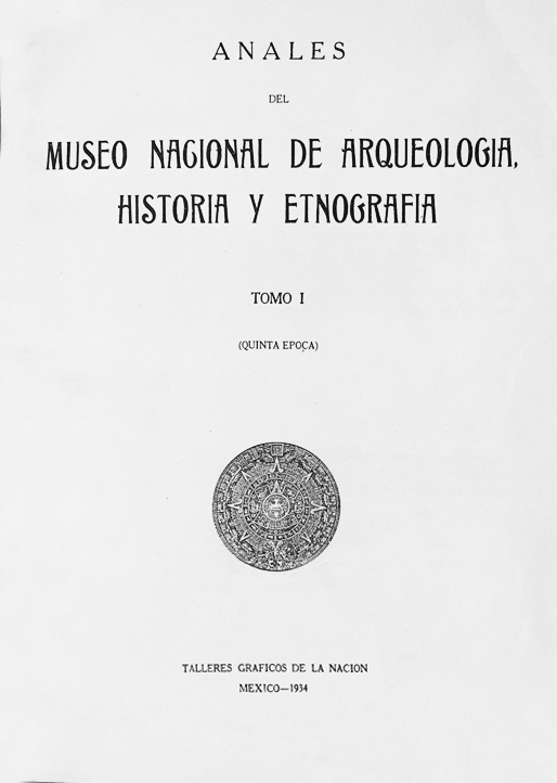 					Ver 1934: Quinta época (1934-1938) Tomo I. Anales del Museo Nacional de Arqueología, Historia y Etnografía
				