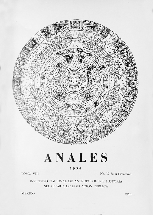 					Ver 1954: Sexta época (1939-1966) Tomo VIII. Anales del Instituto Nacional de Antropología e Historia
				
