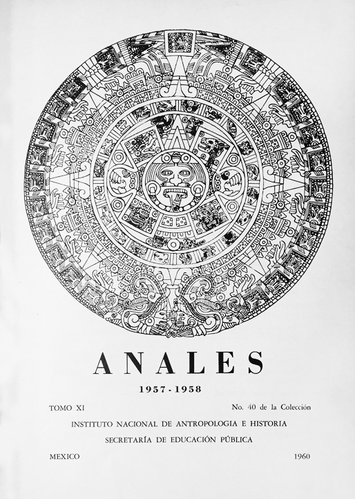 					Ver 1957-1958: Sexta época (1939-1966) Tomo XI. Anales del Instituto Nacional de Antropología e Historia
				