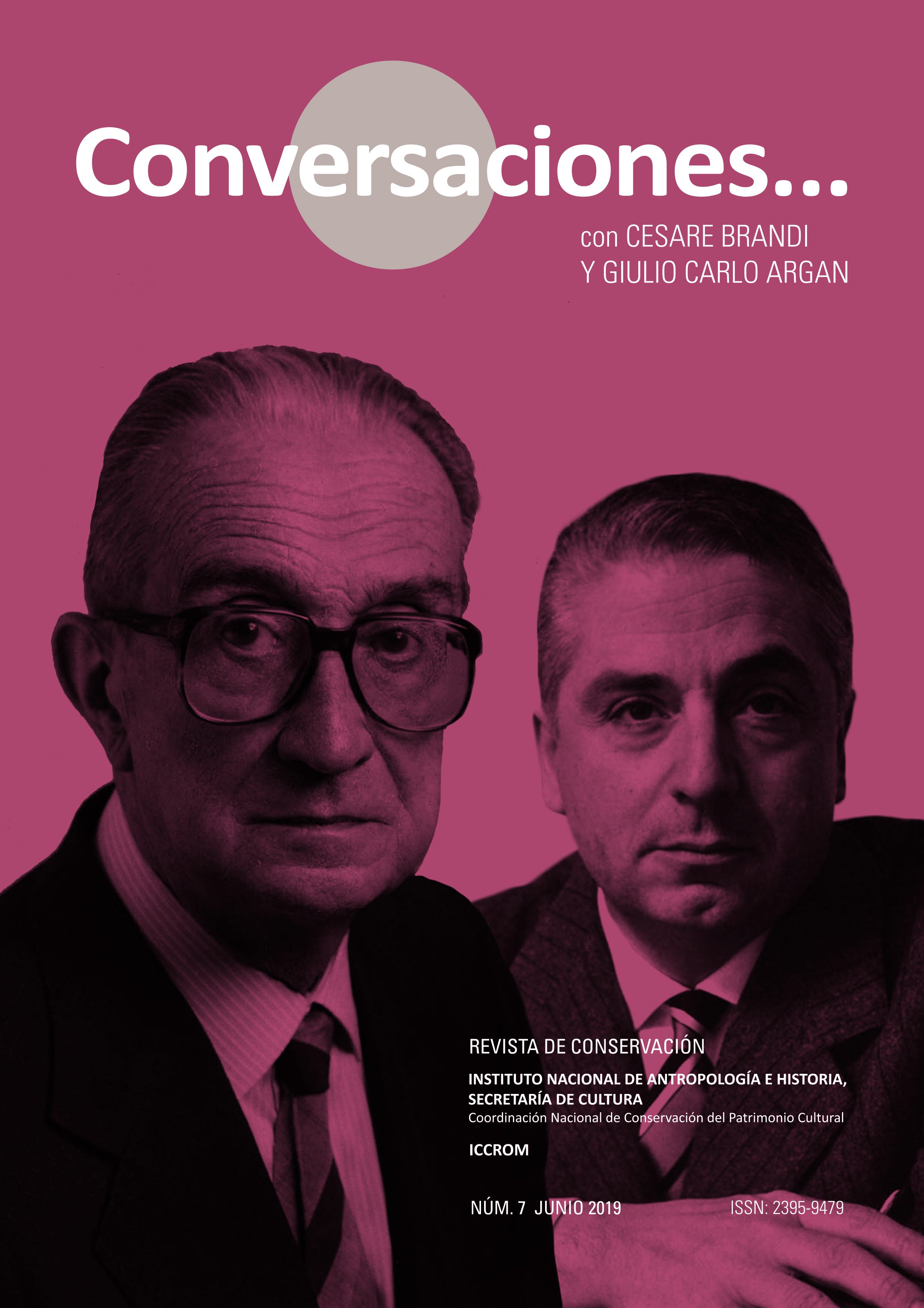 					Ver Núm. 7 (2019): Conversaciones... con Cesare Brandi y Giulio Carlo Argan
				