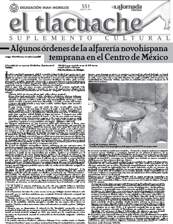 					Ver Núm. 551 (2013): El Tlacuache
				
