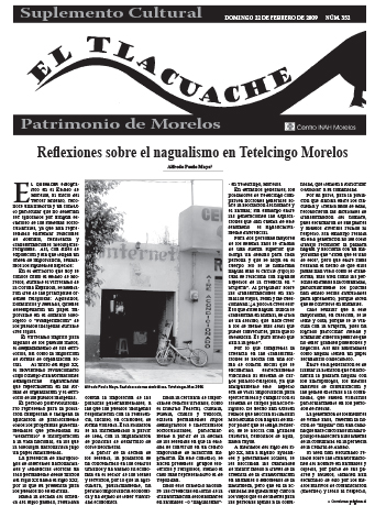 					Ver Núm. 352 (2009): El Tlacuache
				