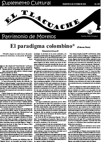 					Ver Núm. 229 (2006): El Tlacuache
				