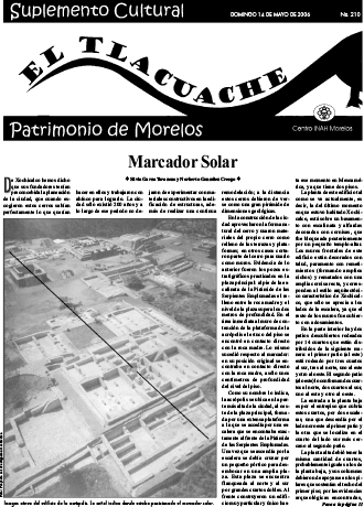 					View No. 210 (2006): El Tlacuache
				