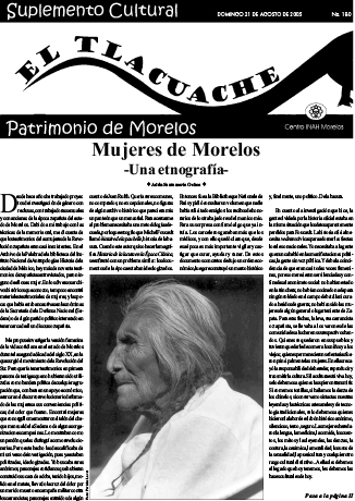 					View No. 180 (2005): El Tlacuache
				