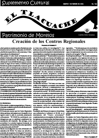 					View No. 154 (2005): El Tlacuache
				