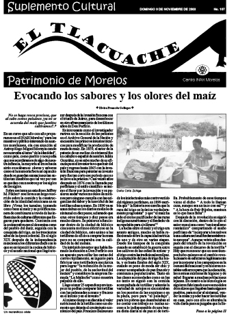 					Ver Núm. 107 (2003): El Tlacuache
				