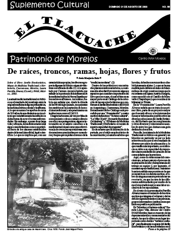 					Ver Núm. 98 (2003): El Tlacuache
				