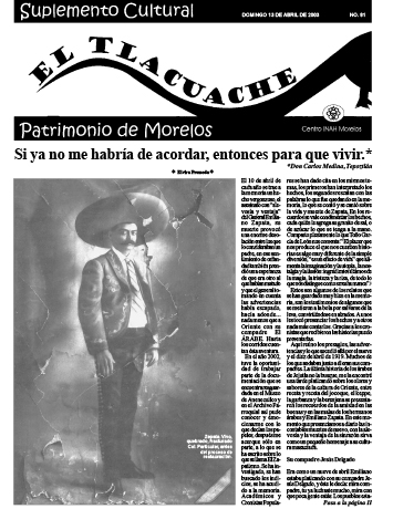 					View No. 81 (2003): El Tlacuache
				