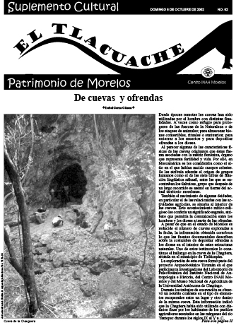 					View No. 62 (2002): El Tlacuache
				