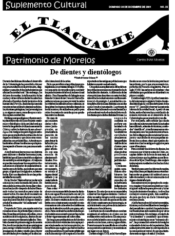 					Ver Núm. 25 (2001): El Tlacuache
				