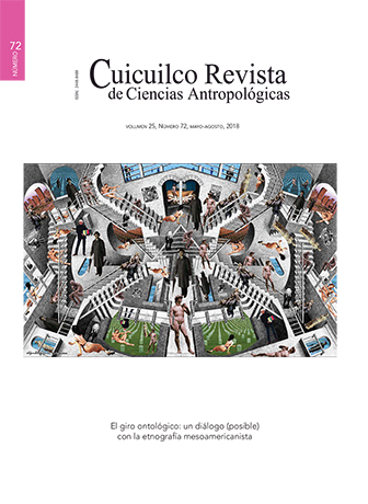 					Ver Vol. 25 Núm. 72 (2018): El giro ontológico: un diálogo (posible) con la etnografía mesoamericanista
				
