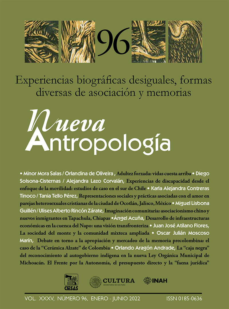 					Ver Vol. 35 Núm. 96 (2022): Experiencias biográficas desiguales, formas diversas de asociación y memorias
				